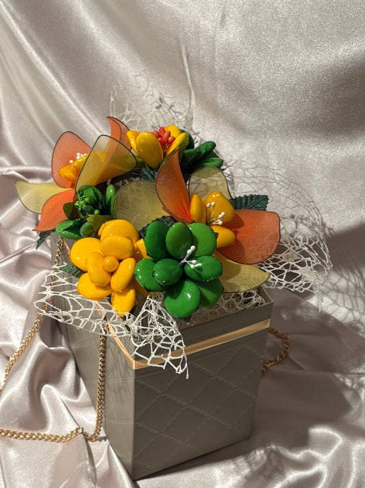 Stylist green handbag