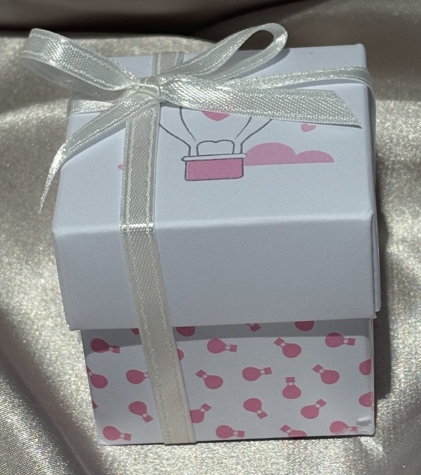 Scatolina Mongolfiera (Hot Air Balloon Box) (Pink)