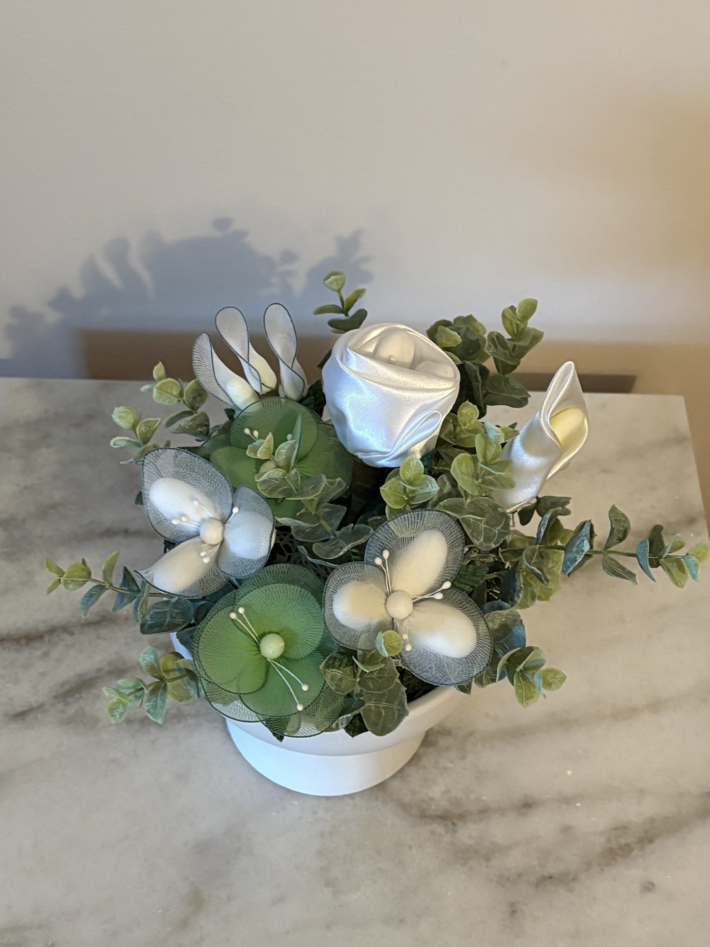 White vase