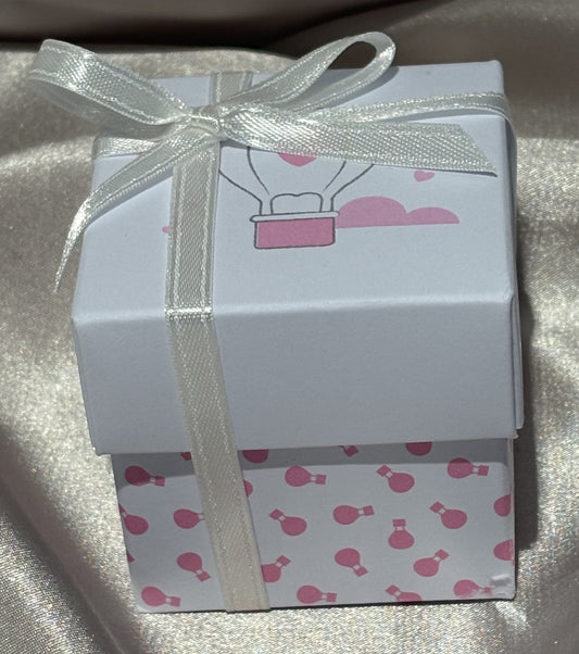 Scatolina Mongolfiera (Hot Air Balloon Box) (Pink)