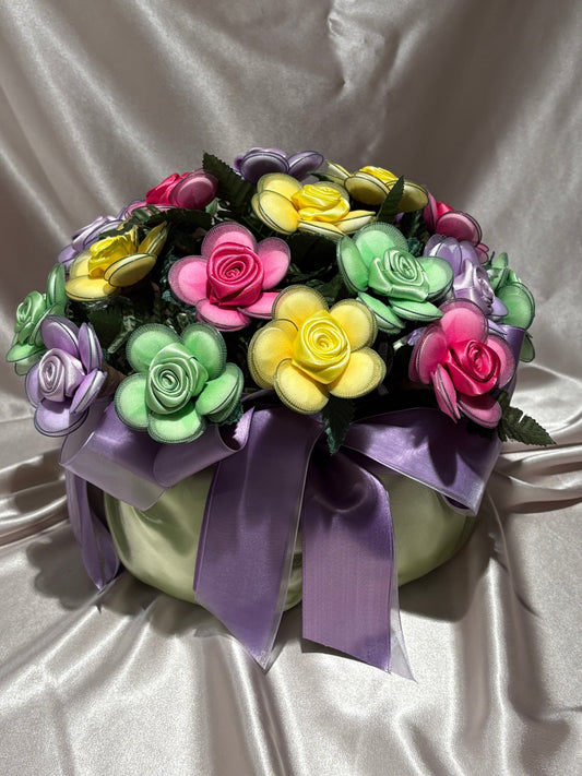 Cestino Camelia Romantica (Romantic Camellia Basket)