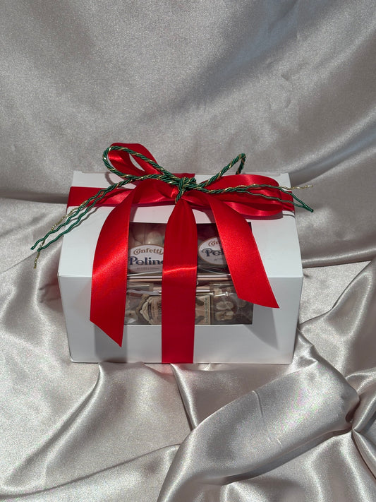 Christmas gift box (1 Torrone & 2 Confetti Cubes)