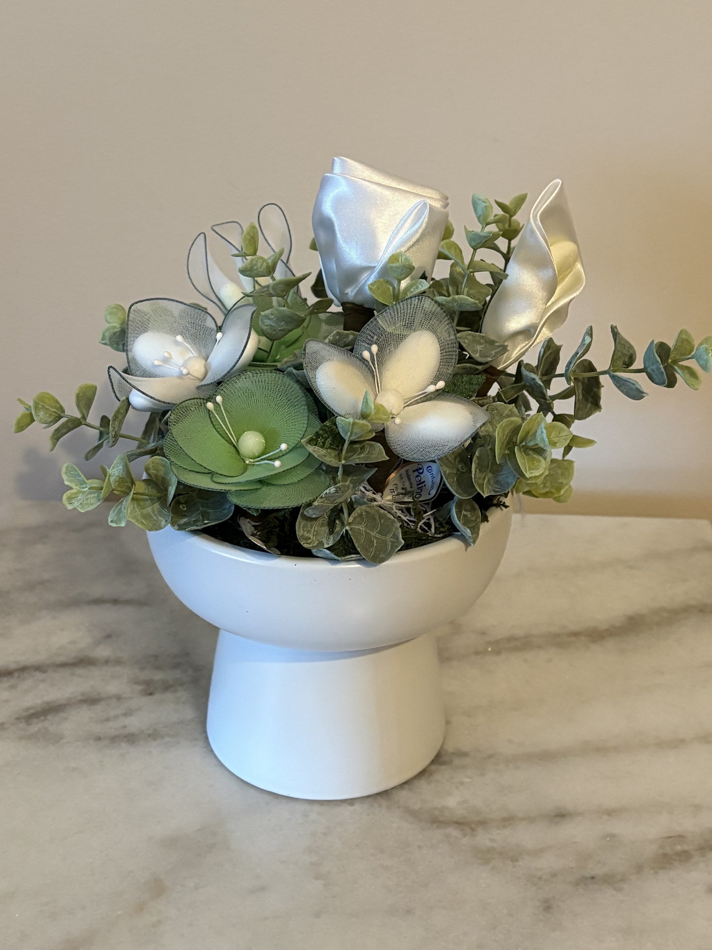 White vase