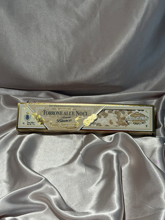 Torrone Bianco Noci (White Nougat with Walnuts 200gr)